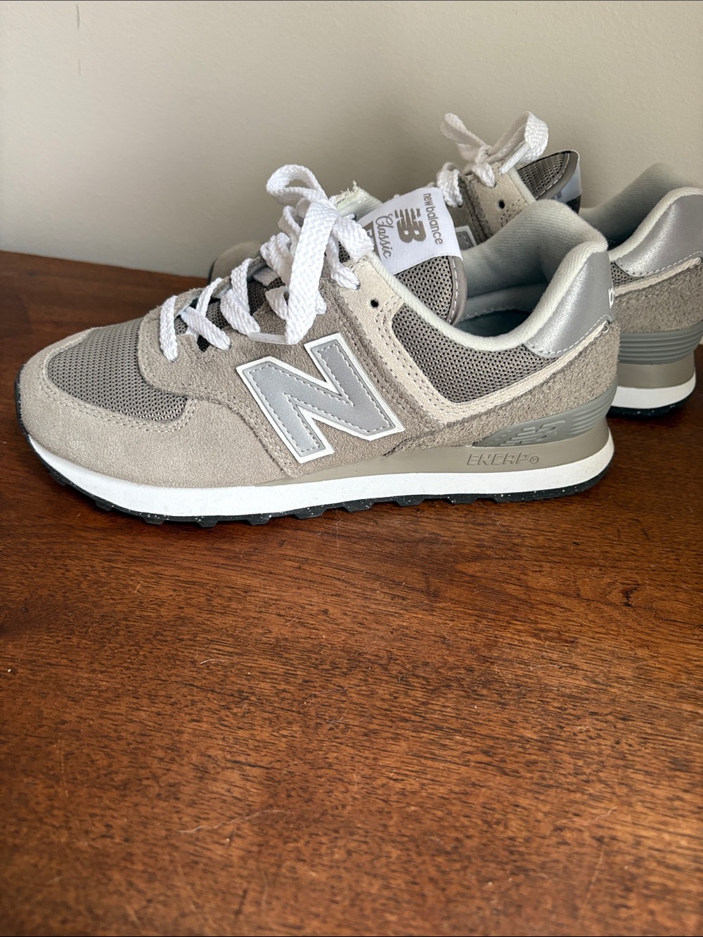 New Balance Classic 574 Tennis Shoes - Picture 3 of 4